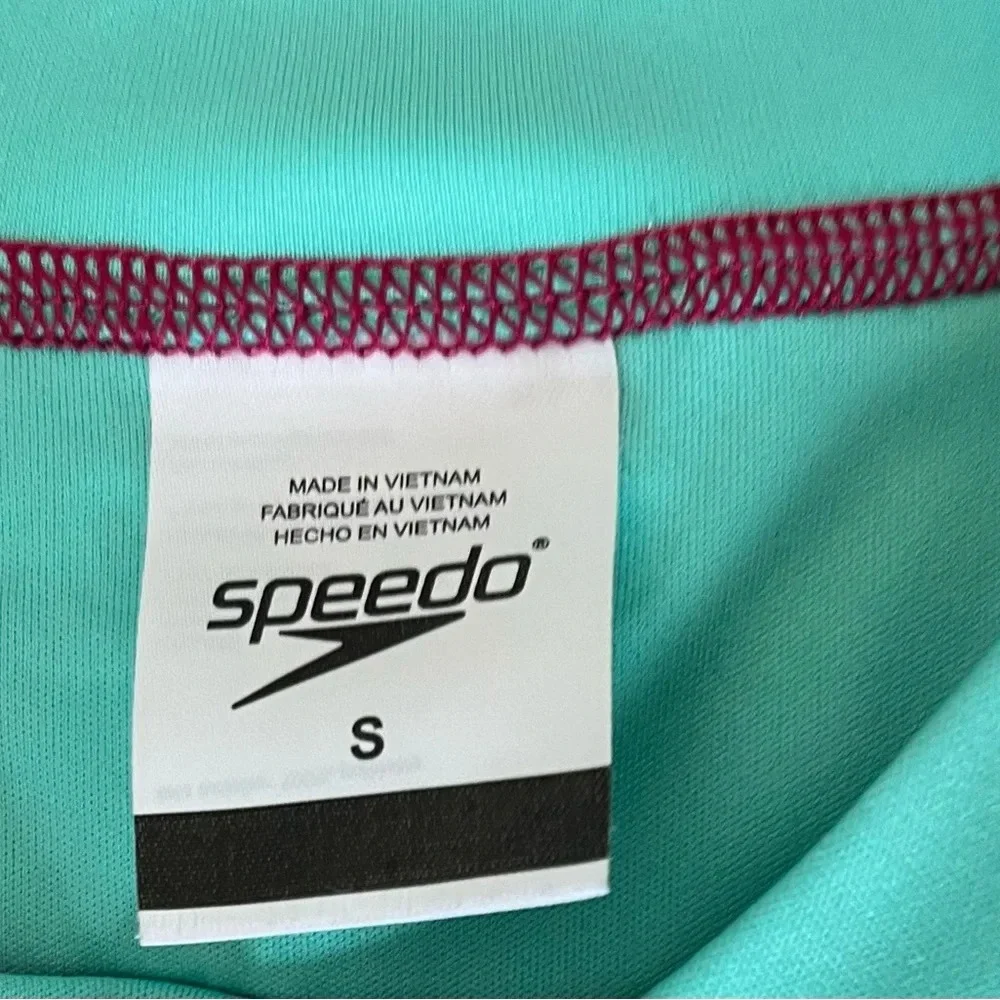 Girl’s Speedo Rashguard UV Rating 50+, Size Small